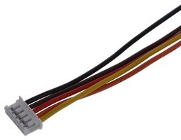MULTICOMP PRO MP004782 Cable Assembly, Wire to Board Receptacle to Free End, 5 Positions, 1.5 mm, 1 Row, 150 mm, 5.9 "
