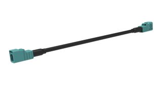 AMPHENOL RF 095FJZFJZSG-024 RF / Coaxial Cable Assembly, 24 ", 610 mm, RG58, FAKRA Jack, FAKRA Jack, 50 ohm