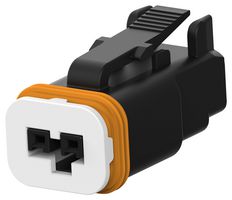TE CONNECTIVITY 2324808-3 Carcasa de Conector Automotriz, MCON Series, Macho, 2 Posiciones