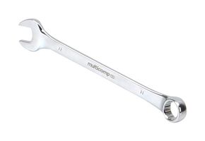 MULTICOMP PRO MP-CW11MM Combination Wrench, 11mm AF, Chrome Vanadium, 5.83" L
