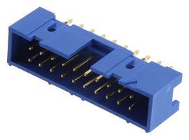 AMPHENOL COMMUNICATIONS SOLUTIONS 10073456-019LF Pin Header, Wire-to-Board, 2.54 mm, 2 Rows, 20 Contacts, Press Fit, Quickie 10073456 Series