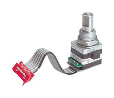 GRAYHILL 62HS45-H9-040C Rotary Encoder, Optical, Incremental, 8 PPR, 8 Detents, Vertical, With Push Switch