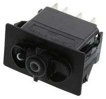 CARLING TECHNOLOGIES VLD1A60B-00000-000 Interruptor (Switch) de Balancín, (Encendido)-Ninguno-(Encendido), DPDT, con Iluminación