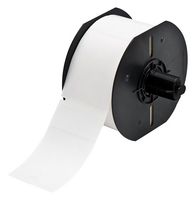 BRADY B33-27-427 Wire Marker, Self Laminating, Blank (No Legend), 95.25mm x 50.8mm, Vinyl, White