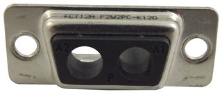 MOLEX / FCT 172704-0041 Combination Layout D Sub Connector, Through Hole Technology, 172704 Series, DE-2W2, Plug