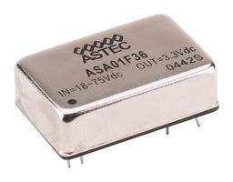 ARTESYN EMBEDDED TECHNOLOGIES ASA01A18-LS Isolated Through Hole DC/DC Converter, ITE, DIP, 4:1, 6 W, 1 Output, 5 V