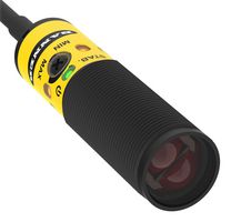 BANNER ENGINEERING S18-2VPDL-Q5 Photoelectric Sensor, 750mm, 624nm Red LED, Digital, Cable with 4 Pin M12 Euro Connector, 10-30VDC