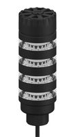 BANNER ENGINEERING TL50BLGYBRAQP BEACON TOWER LIGHT: 4-COLOR AUDIBLE INDICATOR