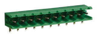 CAMDENBOSS CTBP9358/10AO Terminal Block, Open Ended, Header, 5.08 mm, 10 Positions, Through Hole Right Angle