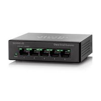 CISCO SYSTEMS SG110D-05 Switch, 5 Ports, Industrial, Unmanaged Fast Ethernet, Desktop, RJ45 x 5, 10Mbps, 100Mbps, 1Gbps