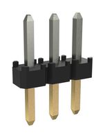 AMPHENOL COMMUNICATIONS SOLUTIONS 10138654-G03-03LF Pin Header, Board-to-Board, 2 mm, 1 Rows, 3 Contacts, Through Hole Straight