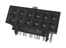 AMPHENOL COMMUNICATIONS SOLUTIONS 10160920-1240100LF Pin Header, Wire-to-Board, 3 mm, 2 Rows, 19 Contacts, Through Hole Right Angle