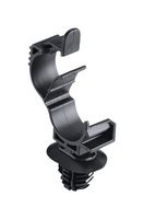 HELLERMANNTYTON 151-03902 Solar Locking Clamp, Fir Tree, 1.19" L x 0.47" W x 1.65" H, Nylon 6.6, Black