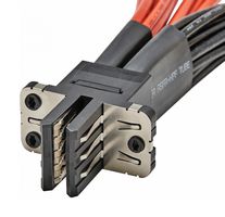 AMPHENOL COMMUNICATIONS SOLUTIONS 10156914-1GP126LF Cable Assembly, Busbar Socket to Free End, 2 Positions, 2 Row, 300 mm, 11.81 "