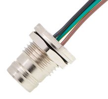 MOLEX 120406-3001 Cable de Sensor, Codificado D, Receptáculo Ultra-Lock 2.0, Extremo Libre, 4 Contactos, 300 mm