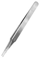 MULTICOMP PRO MP012545 Tweezers, Miniature, Precision, Flat, Round, 4.72" Overall Length, Stainless Steel