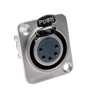 AMPHENOL AUDIO AXX3FB-AU XLR Connector, 3 Contacts, Plug, Cable Mount, Gold Plated Contacts, Zinc Diecast Body, AXX Series