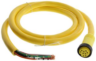 MOLEX 130008-0325 Sensor Cable, 9Pos, Circular Receptacle, Free End, 9 Positions, 1.8 m, 5.9 ft