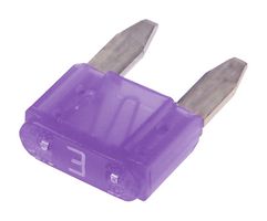 LITTELFUSE 0997003.WXN Fusible, Automotriz, Acción Rápida, 3 A, 58 V, 10.8mm x 3.8mm x 16.3mm, MINI 997 Series