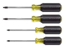 KLEIN TOOLS 85664 SQUARE RECESS SCREWDRIVER SET, 4PC
