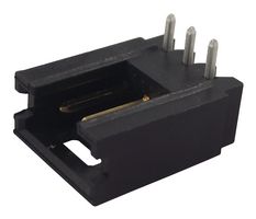 TE CONNECTIVITY - AMP 5-103361-1 Pin Header, Wire-to-Board, 2.54 mm, 1 Rows, 3 Contacts, Through Hole Right Angle