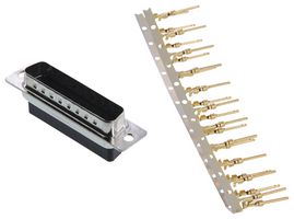 MULTICOMP SPC15448 Conector D Sub, 25 Contactos, Macho, Crimpado, DB, Serie Stamped Contacts, Metal