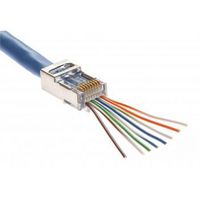 100020C PLATINUM TOOLS, Modular Connector, RJ45 Plug, 1 x 1 (Port