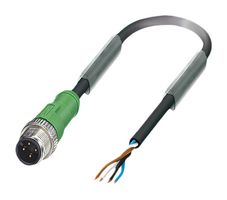 PHOENIX CONTACT 1668069 Cable de Sensor, M12 Macho, Extremo Libre, 4 Contactos, 5 m, 16.4 ft
