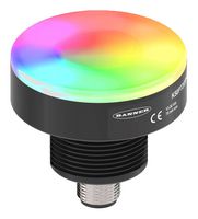 BANNER ENGINEERING K50PTCAMGRY3Q Touch Button Switch, NO, Momentary, Multicolor, Bipolar (NPN & PNP) Output, 12 to 30 VDC, IP67/IP69K