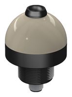 BANNER ENGINEERING K50APPBGRYF2Q8 Touch Button Switch, PNP, No, 12-30 VDC, Multicolor, Ez-Light K50 Series, IP67, IP69