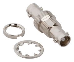 AMPHENOL RF 034-1109-12G RF / Coaxial Adapter, BNC HD, Jack, BNC HD, Jack, Straight Bulkhead Adapter, 75 ohm