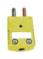 OMEGA HSTW-KI-M Thermocouple Connector, Standard, Green, HSTW Series, High Temperature, Type K, Plug