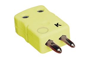 OMEGA NHX-KI-M Thermocouple Connector, Standard, Green, NHX Series, Ceramic, Ultra High Temperature, Type K, Plug