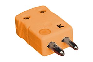 OMEGA NHX-NI-M Thermocouple Connector, Standard, Pink, NHX Series, Ceramic, Ultra High Temperature, Type N, Plug