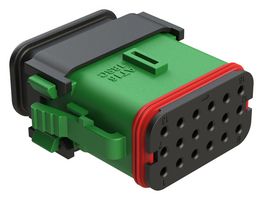 AMPHENOL SINE/TUCHEL AT16-18SC-EKSR02 Automotive Connector Housing, AT Series, Plug, 18 Positions