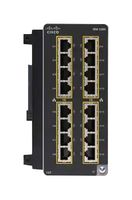 CISCO SYSTEMS IEM-3300-16T= Switch, 16 Ports, Industrial, Gigabit Ethernet, DIN Rail, Gigabit x 16, 10Mbps, 100Mbps, 1Gbps