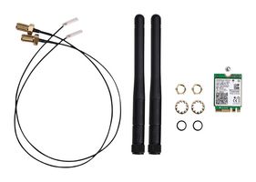 ADVANTECH AIW-166K4 Wireless Module Kit, 6 GHz, 1750007965-01 Wi-Fi Coax Cable, EWM-W165M204E Module