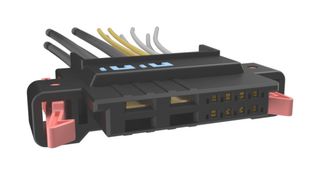AMPHENOL COMMUNICATIONS SOLUTIONS 10166495-1LA0007LF Cable Assembly, 4P + 8S, Wire to Board Receptacle to Free End, 12 Positions, 300 mm, 11.8 "