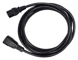 MULTICOMP PRO MC-174-DC Cable de Alimentación, IEC 320 C14 a IEC 320 C13, 2.5 m, 10 A, 250 V, Negro