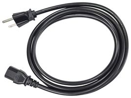 17250 10 B1 VOLEX, Mains Power Cord, NEMA 5-15P to IEC 60320 C13