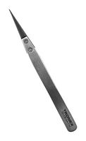 MENDA 00-CB-SA-CH Tweezers, Precision, Carbon Fiber Replaceable Tip, Style 00, Flat, Stainless Steel