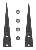 MENDA 3C-CB-SA-RT Replacement Tweezer Tip, Style 3C, Short Straight/Pointed, Carbon Fiber