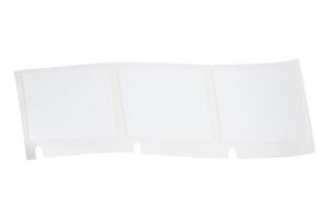 BRADY M4-49-422 Label, Thermal Transfer Printable, 25.4 mm, 25.4 mm, Polyester, Black on White