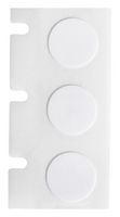 BRADY M4-83-499 Label, Thermal Transfer Printable, 12.7 mm, Nylon Cloth, Black on White