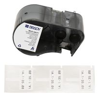 BRADY M5-01-425-FT Label, Thermal Transfer Printable, 40 mm, 30 mm, Polypropylene, Black on White
