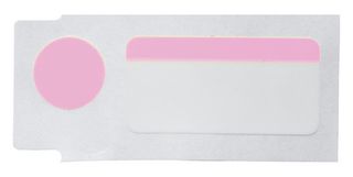 BRADY M5-118-494-PK Label, Thermal Transfer Printable, 9.53 mm, 25.4 mm, 9.53 mm, Polyester, Black on Pink, White