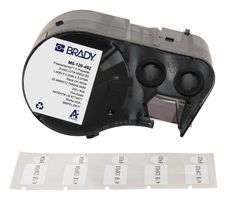 BRADY M5-120-492 Label, Thermal Transfer Printable, 12.7 mm, 25.4 mm, 9.53 mm, Polyester, Black on White