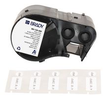 BRADY M5-120-499 Label, Thermal Transfer Printable, 12.7 mm, 25.4 mm, 9.53 mm, Nylon Cloth, Black on White