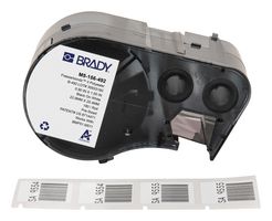 BRADY M5-156-492 Label, Thermal Transfer Printable, 25.4 mm, 22.86 mm, Polyester, Black on White