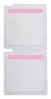 BRADY M5-49-494-PK Label, Thermal Transfer Printable, 25.4 mm, 25.4 mm, Polyester, Black on Pink, White